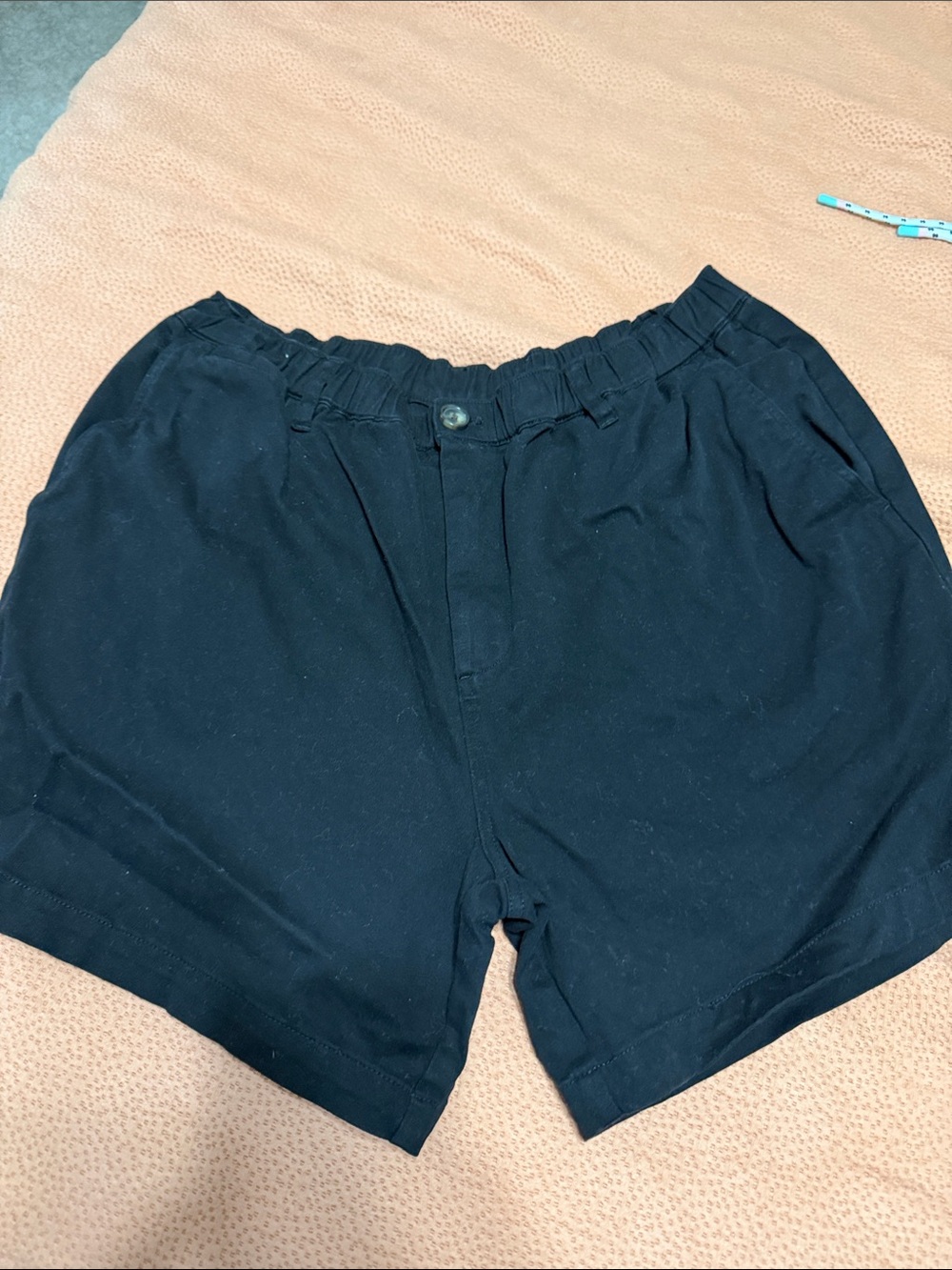 Cove Black Elastic-Waist Hybrid Shorts